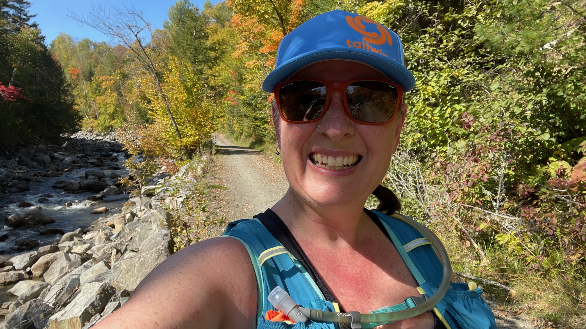 race midpoint on Carrabassett Stream