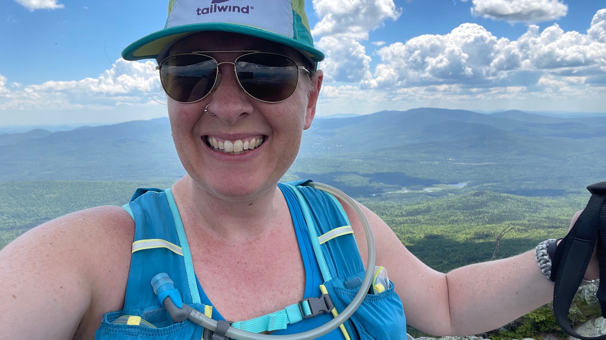 Spent a 13-hour day in the mountains, thanks to good nutrition and a menstrual cup.