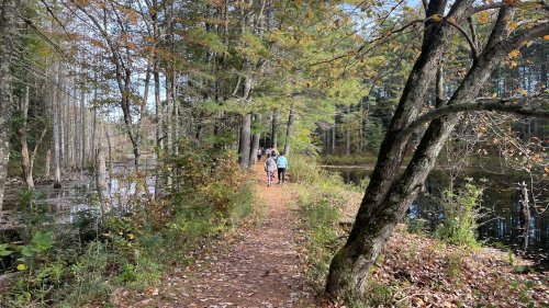 the trail meandered through some lovely places