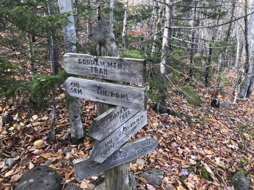 All trail intersections in Acadia National park are well-marked.