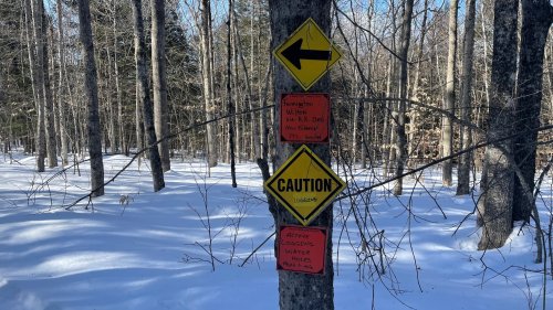 Snowmobile clubs work to make sure intersections are well signed.