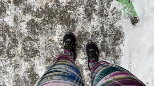Screw shoes are not for burly adventures but they are perfect for sloppy roads and sidewalks.
