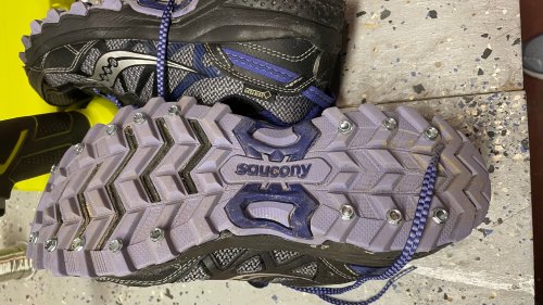 I use weatherproof shoes in order to further protect myself from the elements.