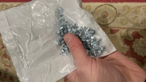 Hex head screws with a 1/4